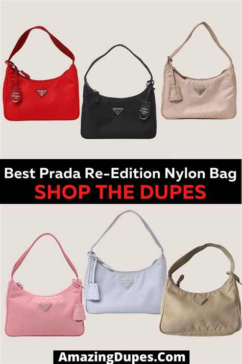 prada nylon dress dupe|prada baguette bag dupe.